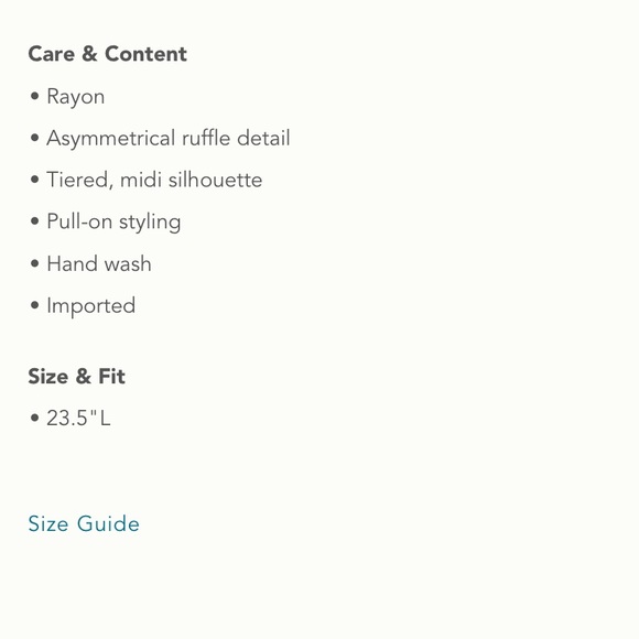 Anthropologie NWT Soigne Eyelet Red Skirt Size M. - Picture 6 of 9